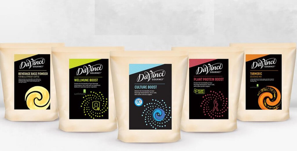 All five new DaVinci Gourmet products!