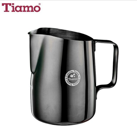 Tiamo 450ml Stainless Steel Milk Jug Sharp-crested-1