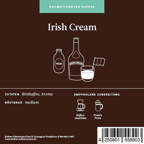 Berliner Irish Cream flavored coffee-1