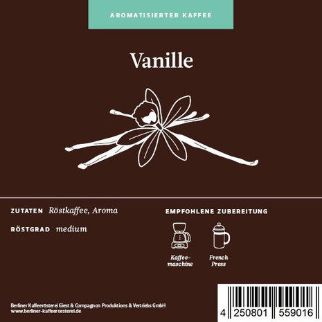 Berliner Vanilla flavored coffee-1