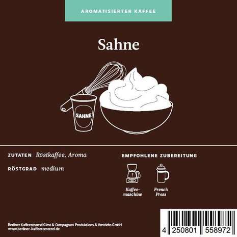 Berliner flavored coffee cream-1