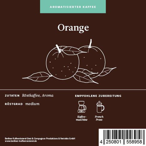 Berliner flavored coffee orange-1
