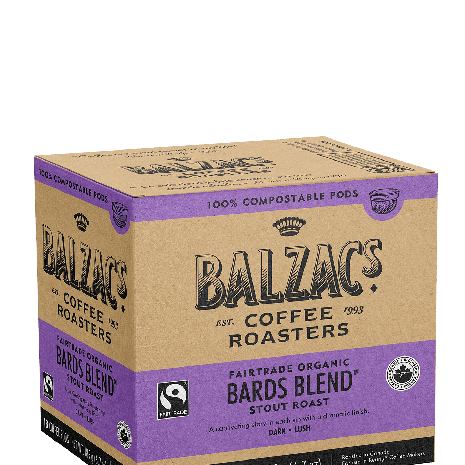 Balzacs Coffee BARDS BLEND - COMPOSTABLE PODS-1
