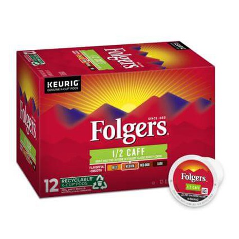 FOLGERS ® HALF CAFF COFFEE K-CUP® PODS-1