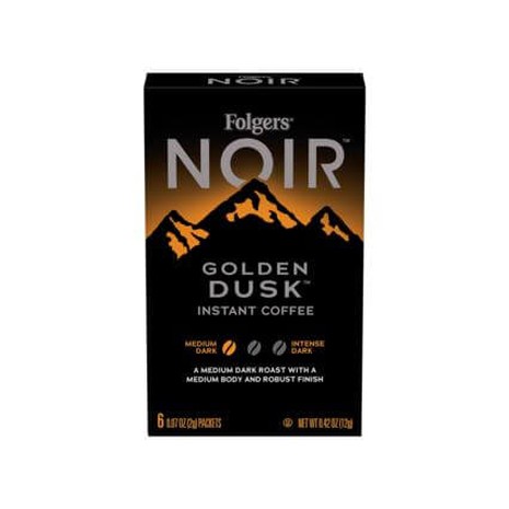 FOLGERS NOIR® GOLDEN DUSK® INSTANT COFFEE STICKS-1