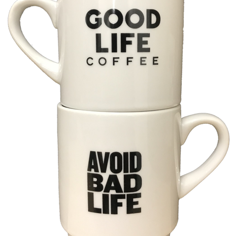 Good Life Coffee AVOID BAD LIFE COFFEE MUG-1