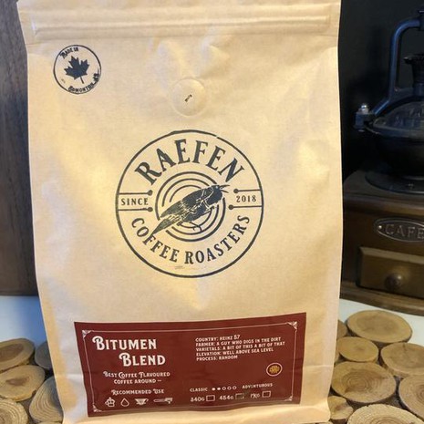 Raefen Coffee bitumen blend-1
