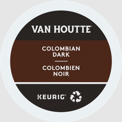 Van Houtte COLOMBIAN DARK RECYCLABLE K-CUP® POD-1